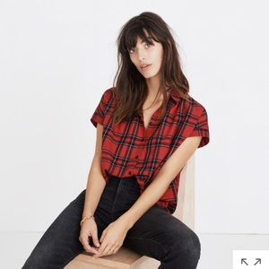 Madewell Central Shirt in Dahl Plaid